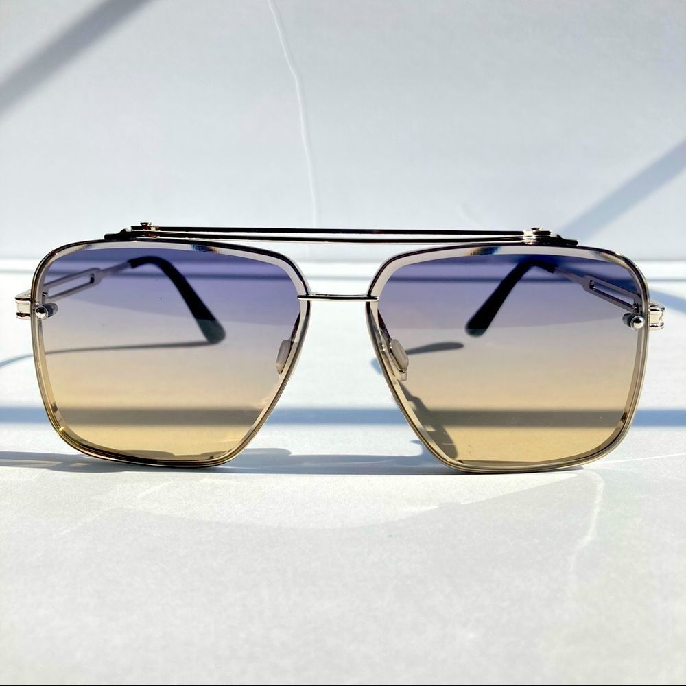 Alpha Aviator Sunglasses - Smokey Blu
